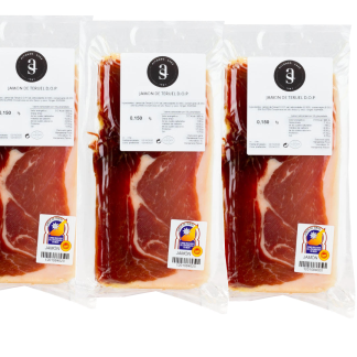 Jamón de Teruel Raíces DOP 150gr Pack 3 Unidades